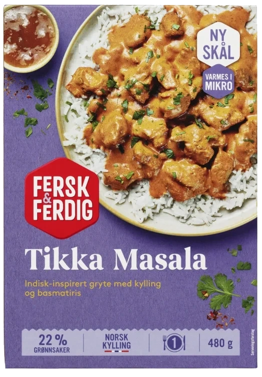 Kylling Tikka 480g Fersk & Ferdig