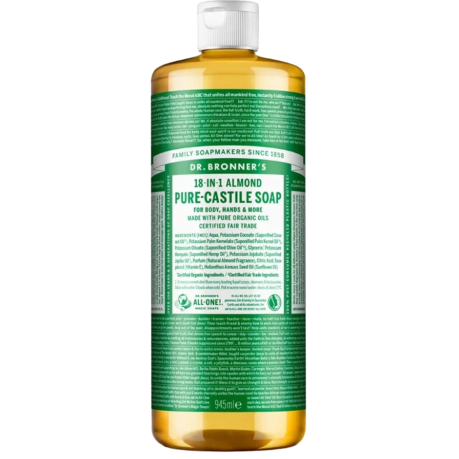 Dr. Bronner's Pure Castile Liquid Soap Almond