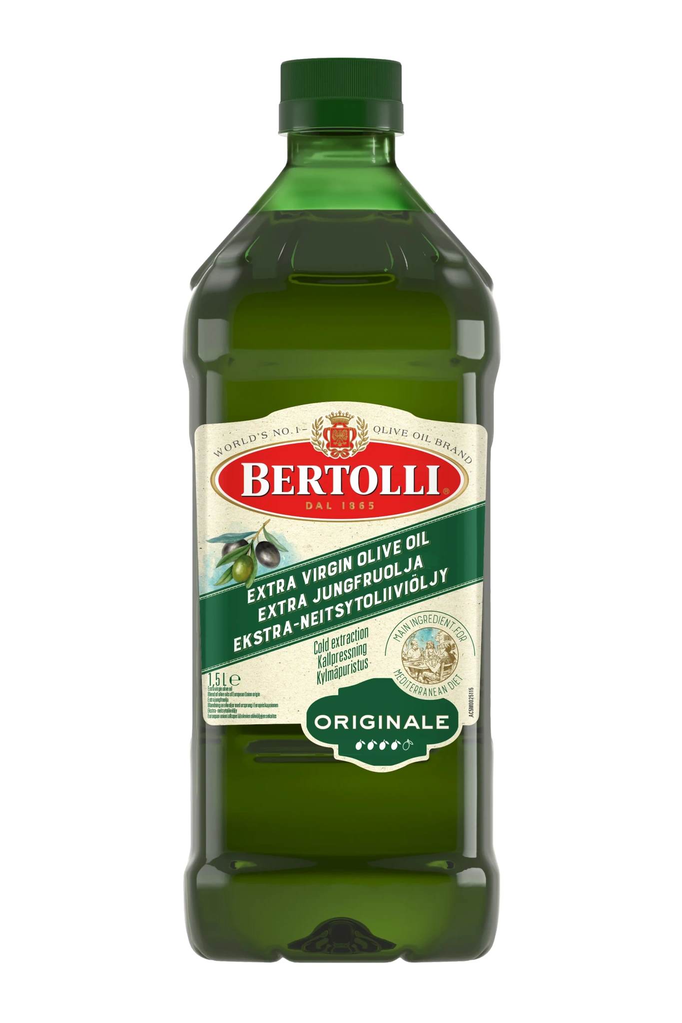 Bertolli 1500ml Olivolja Ext Virgin
