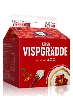 Färsk vispgrädde 40%