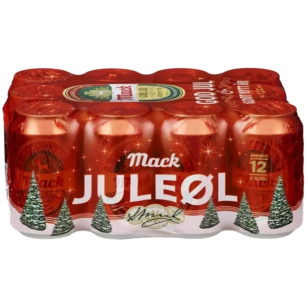 Mack Juleøl 0,33l Bx 12stk
