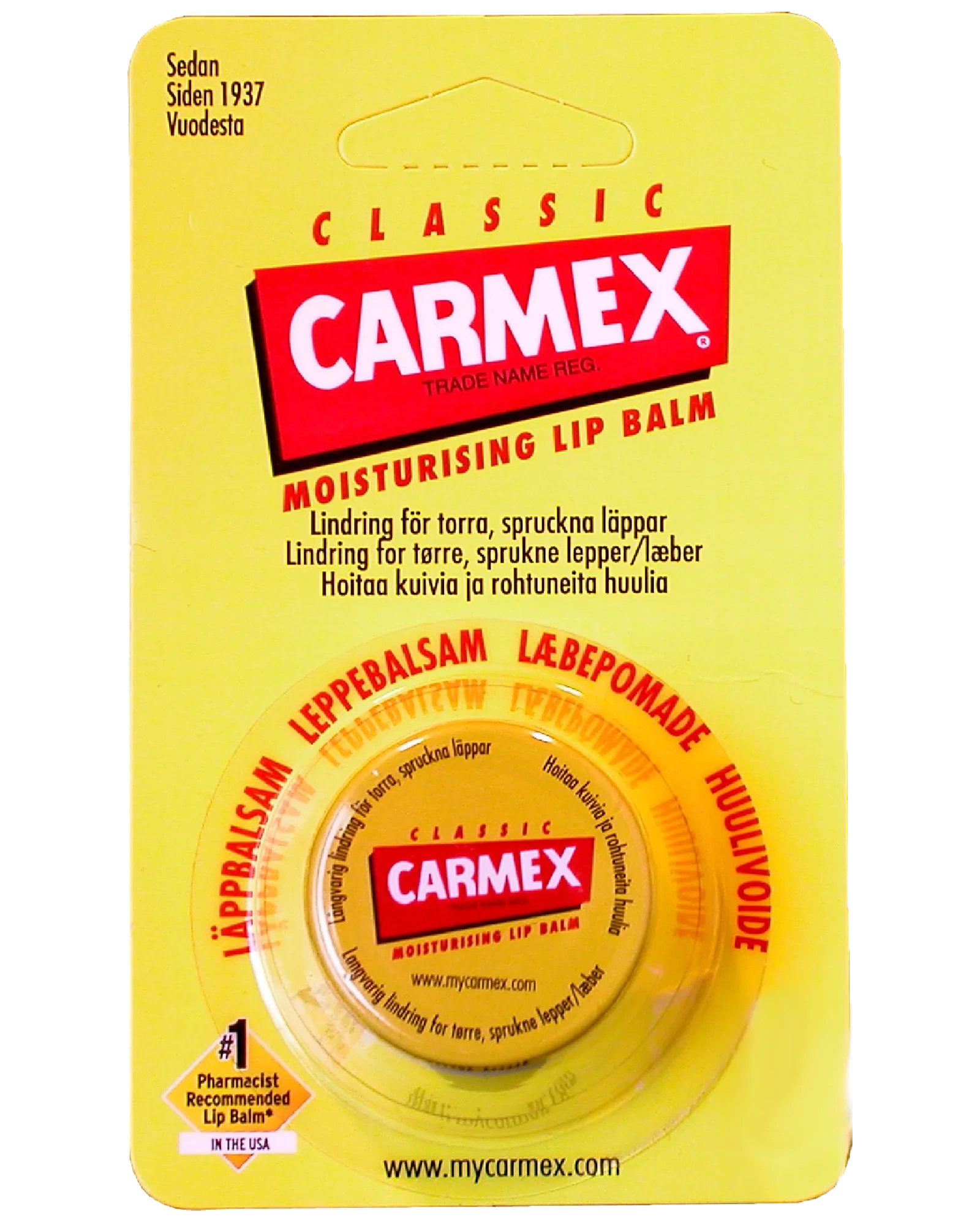 Läppbalsam i burk