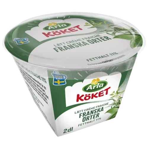 Lätt crème fraiche franska örter 11% 2 dl