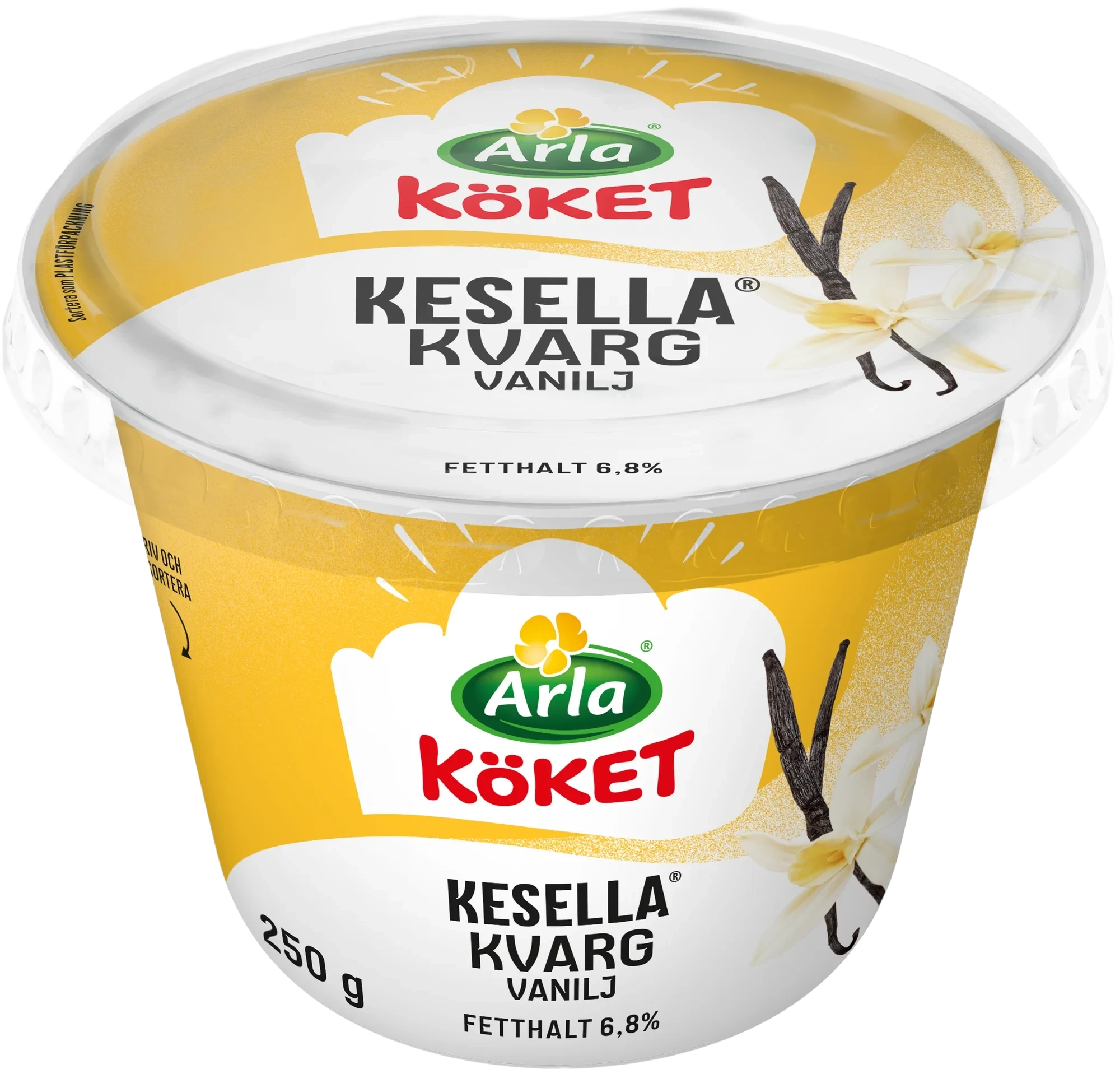 Kesella® kvarg vanilj 6.8% 250 g