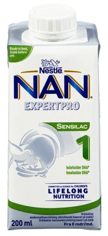 Nan Sensilac Drikkeklar Fra 0 m 200ml