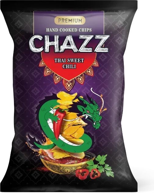 Bon Chance Chazz Thai Sweet Chili Chips 90g