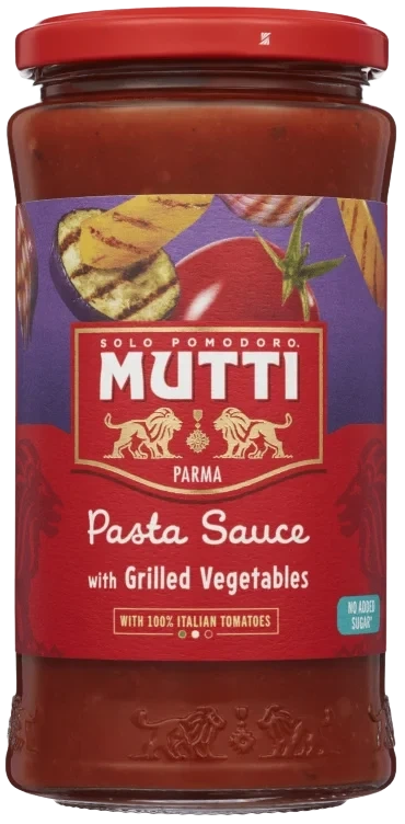 Pastasaus m/Grillede Gr.Saker 400g Mutti