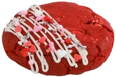 Cookie Red Velvet Filled With White Chocolate,150g, 45stk