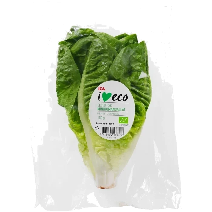 Miniromansallat Ekologisk 150g Klass 1 ICA I love