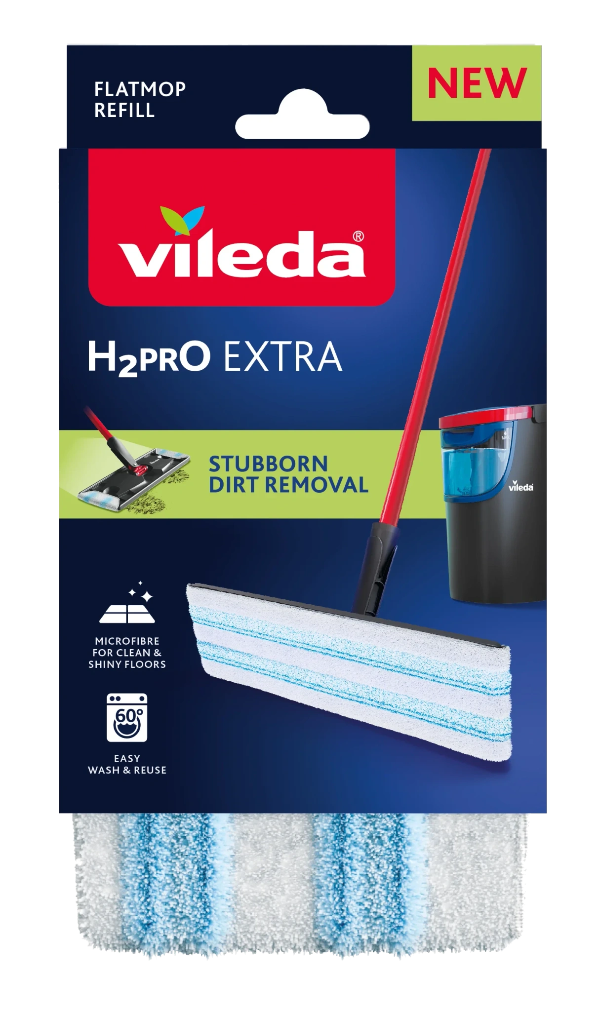 H2PrO Extra Flat Mop Refill