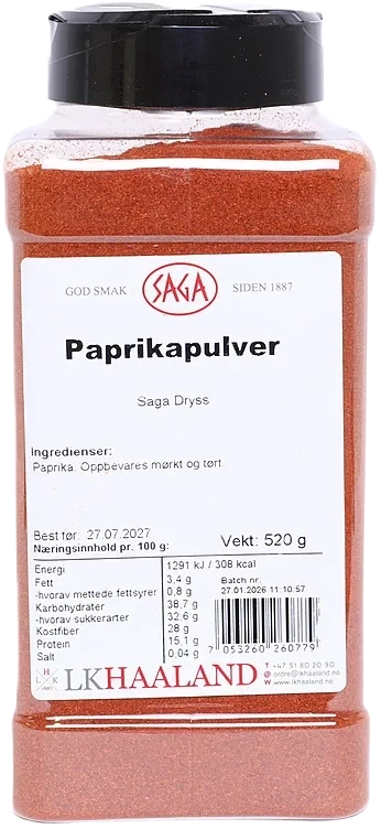 Paprika malt 1kg