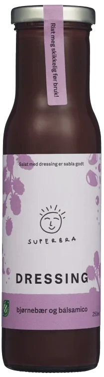 Dressing Bjørnebær Økologisk 250ml Superbra