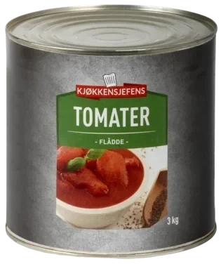 Tomater Flådde 2500g Kjøkkensjefens