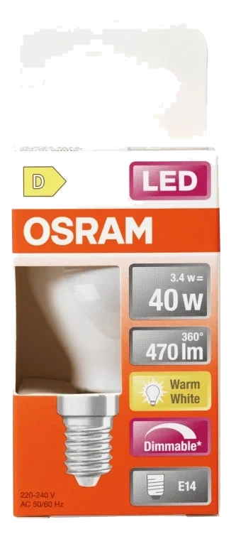LED CL P 40 E14 DIM