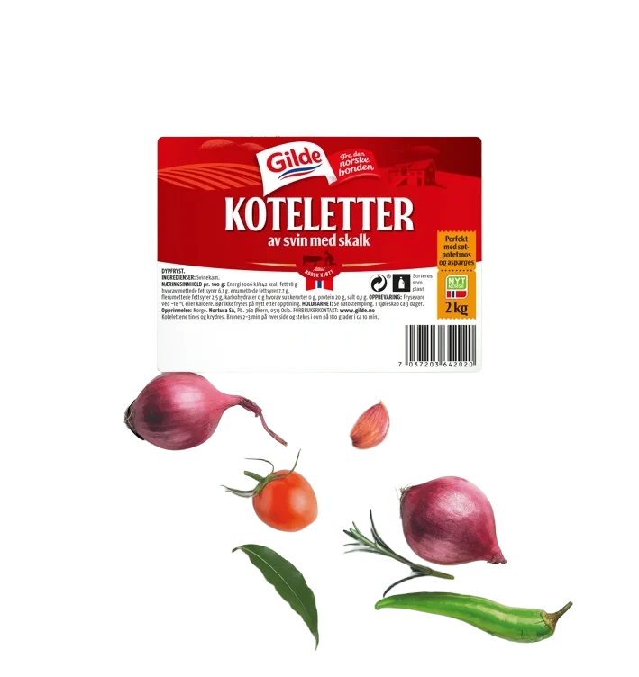 Svinekoteletter 2kg