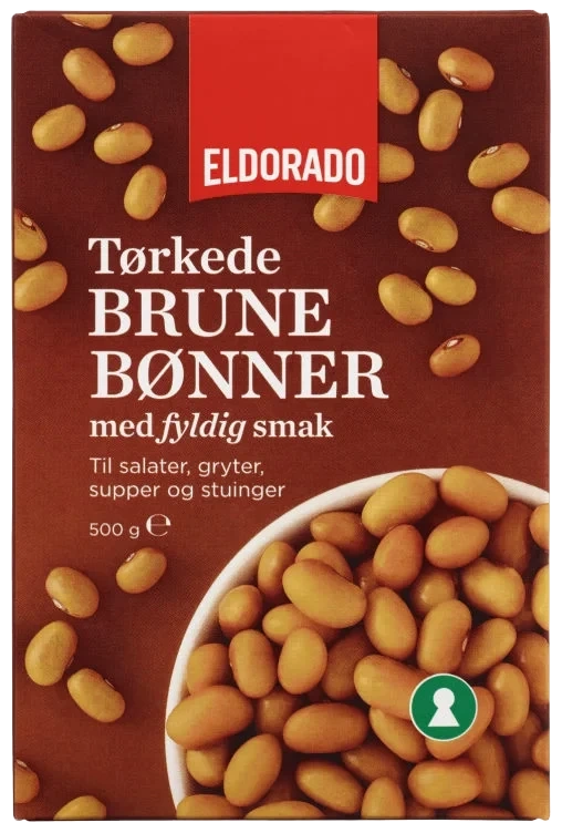Bønner Brune Tørkede 500g Eldorado
