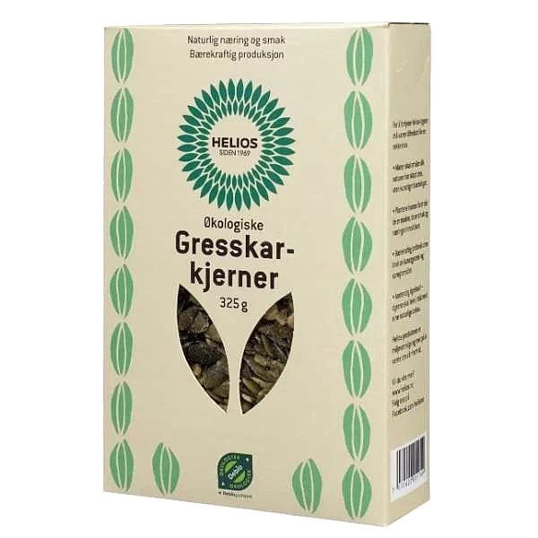 Gresskarkjerner økol.      325g