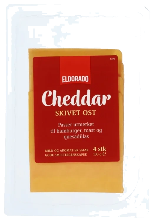 Cheddar skivet 100g Eldorado