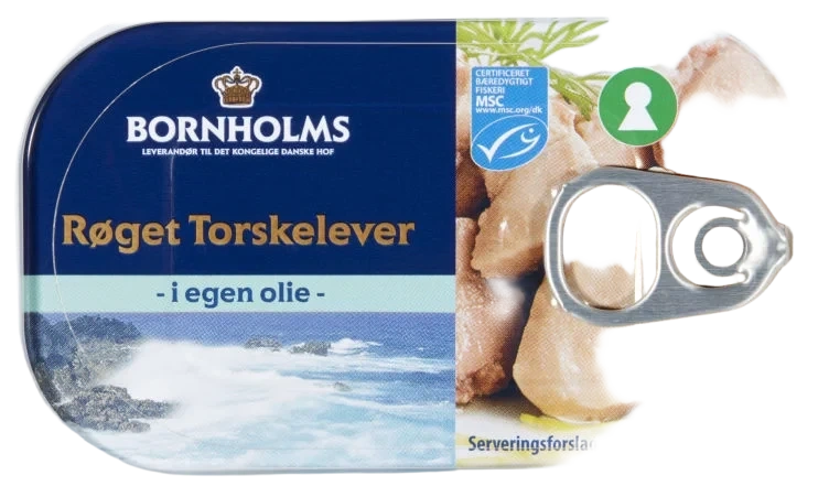 Torskelever i Egen Olje 120g Bornholms