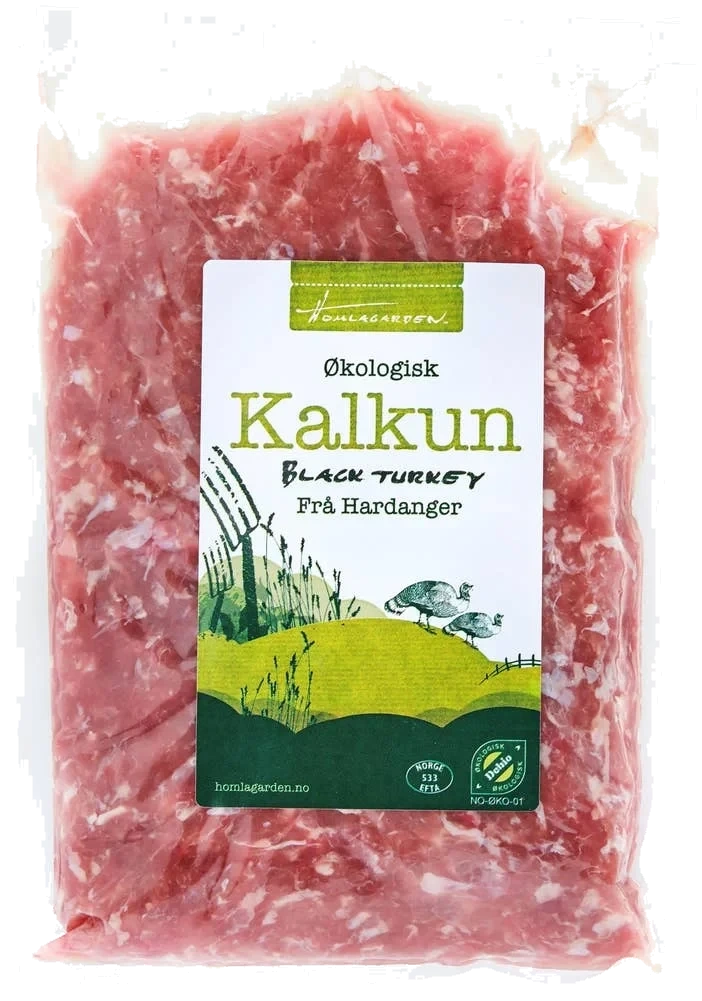 Kalkun kjøttdeig øko.   ca12kg