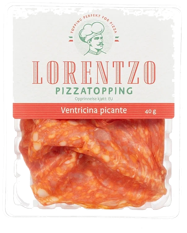 Pizzatopping ventricina picante  40g
