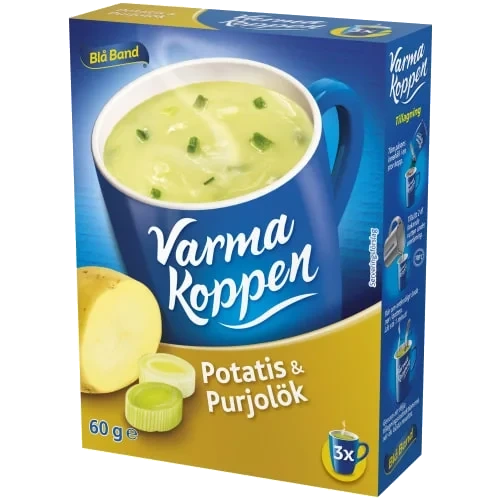 Potatis&purjo Varma Koppen Pulver/3 Port