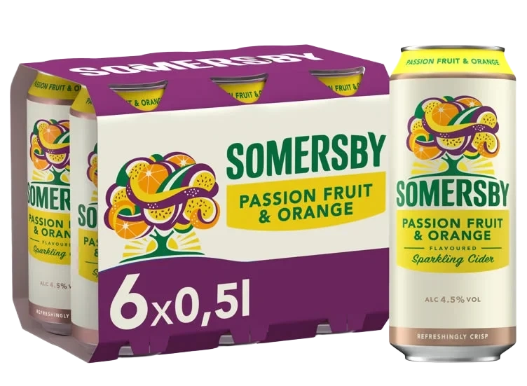 Somersby Cider Passion/Orange 0,5lx6 boks