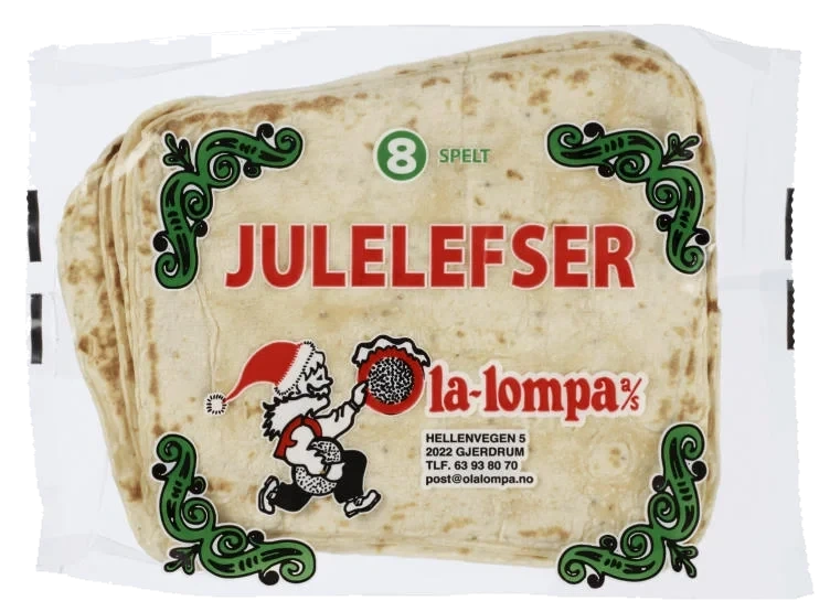 Julelefser Spelt 260g