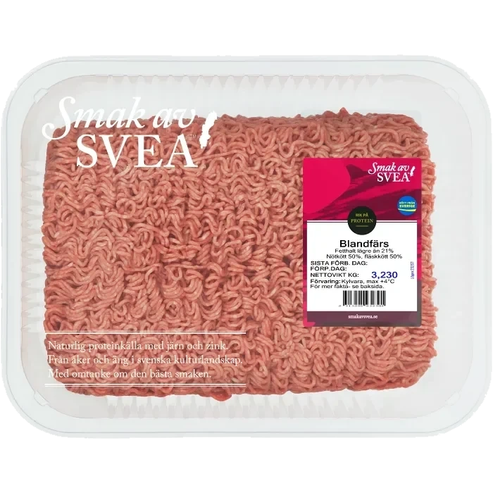 Blandfärs Färsk 50/50 ca 1,6kg Smak Av Svea