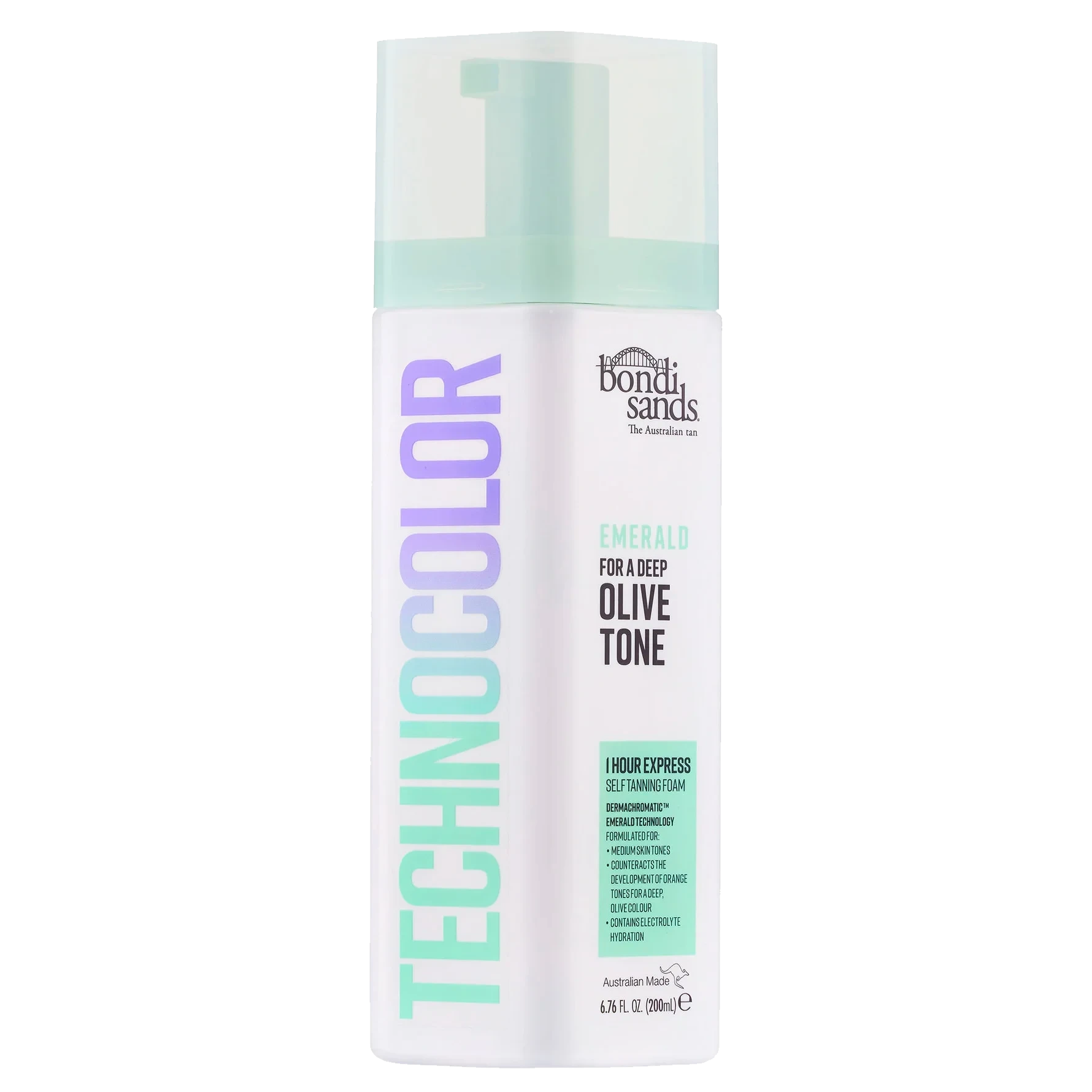 Bondi Sands Technocolor 1 Hour Express Self Tanning Foam Emerald