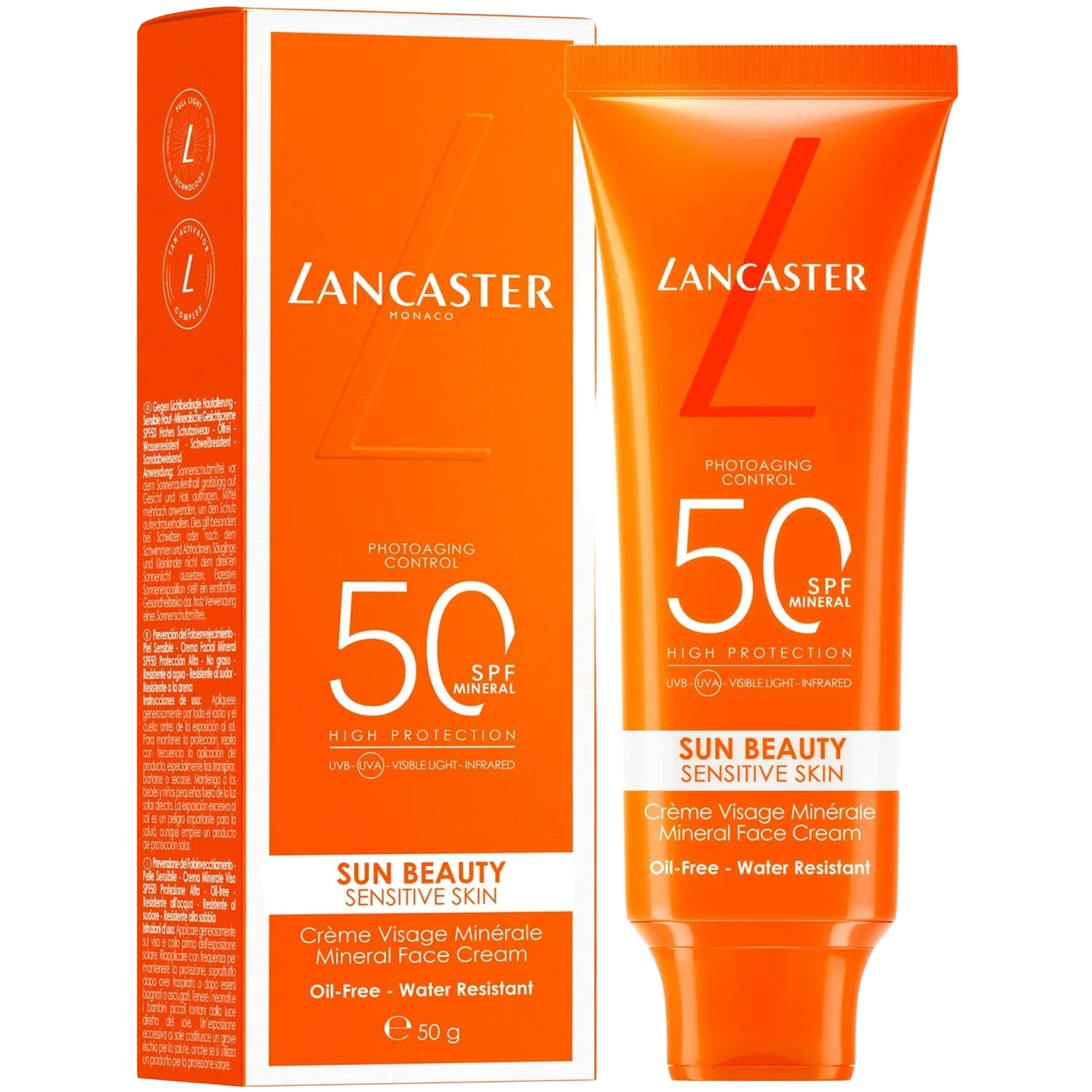 Lancaster Sun Sensitive Sun Beauty Mineral Face Cream SPF50