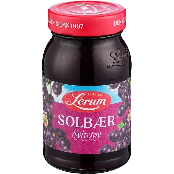 Solbærsyltetøy 375g Lerum Den Gode Smaken