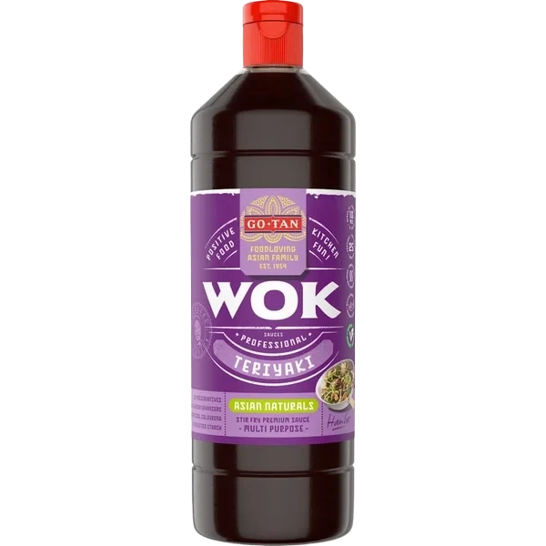 Go-tan Woksaus Teriyaki 6x1 l