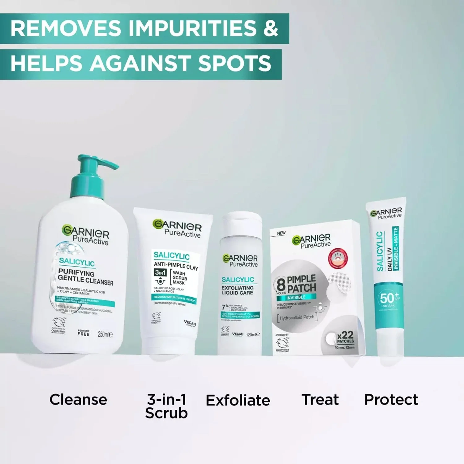 Garnier PureActive Salicylic Exfoliating Liquid Care