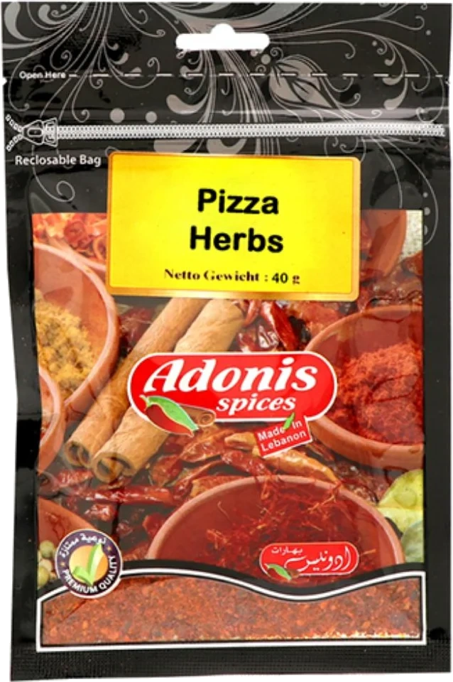 Adonis Pizzakrydder 25g