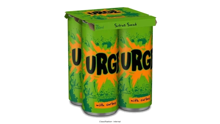Urge Citrus 0,25lx4 boks