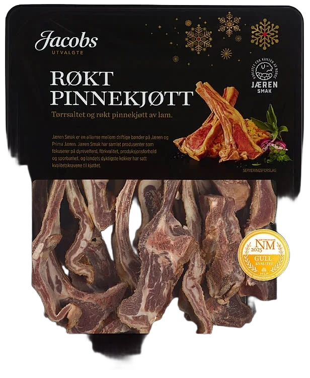 Pinnekjøtt Røkt ca 1,8kg Jacobs Utvalgte