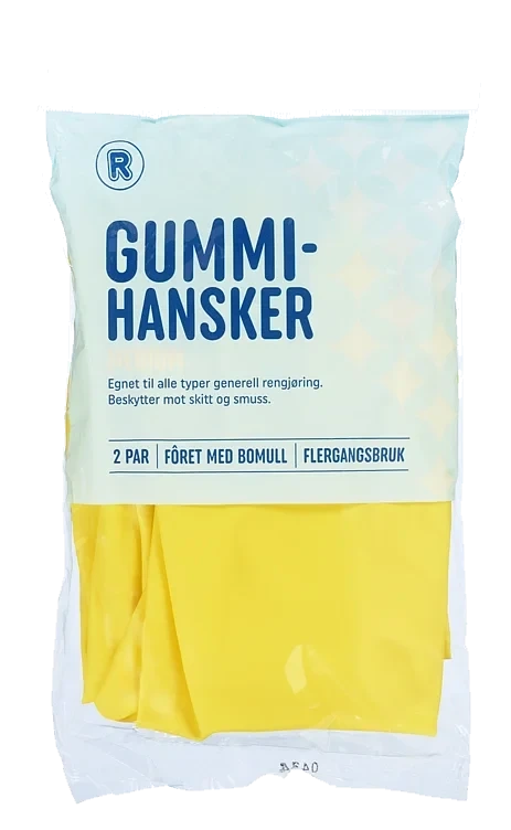 Gummihansker medium   2par