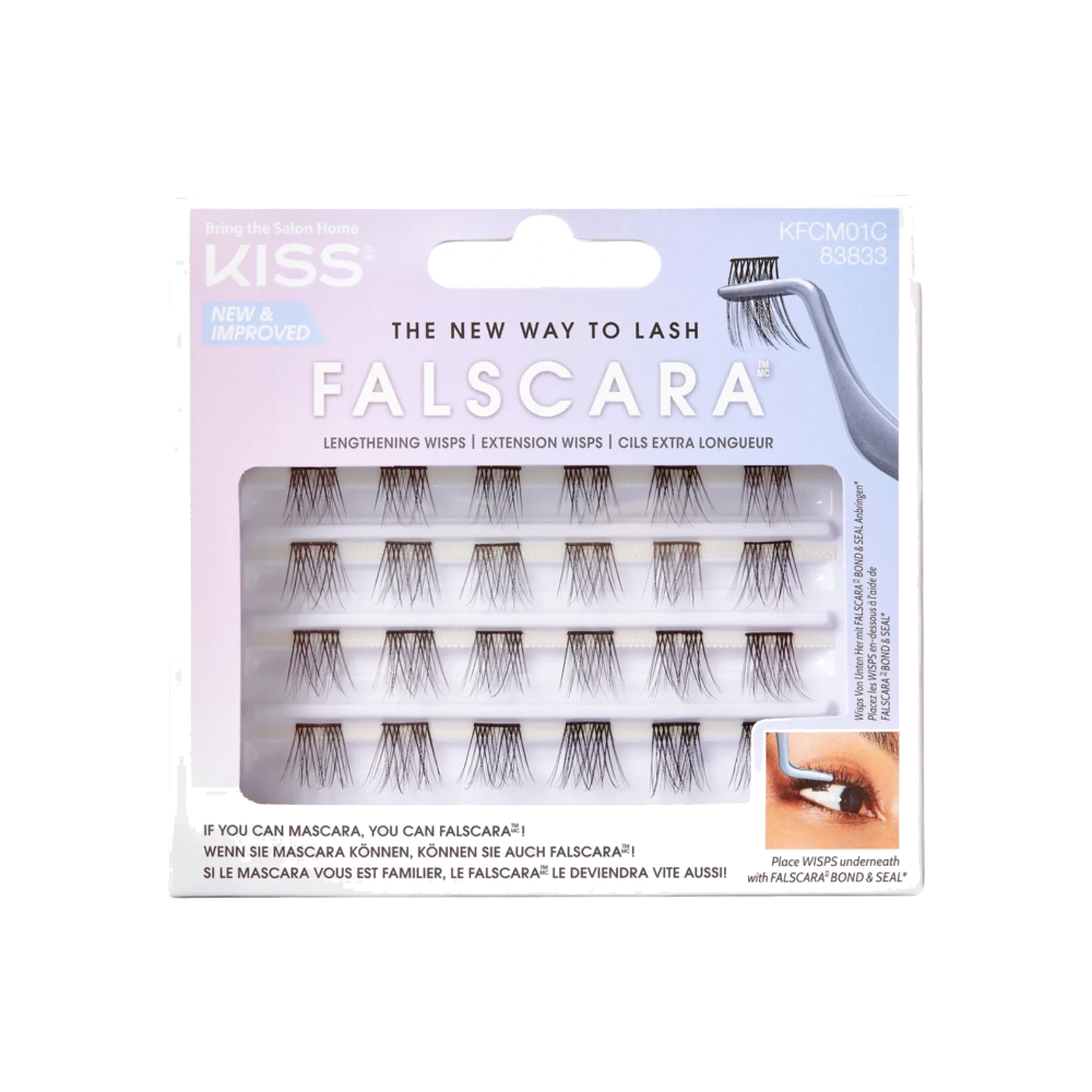 Kiss Falscara False Lashes Falscara False Lashes Lengthening 24 pcs
