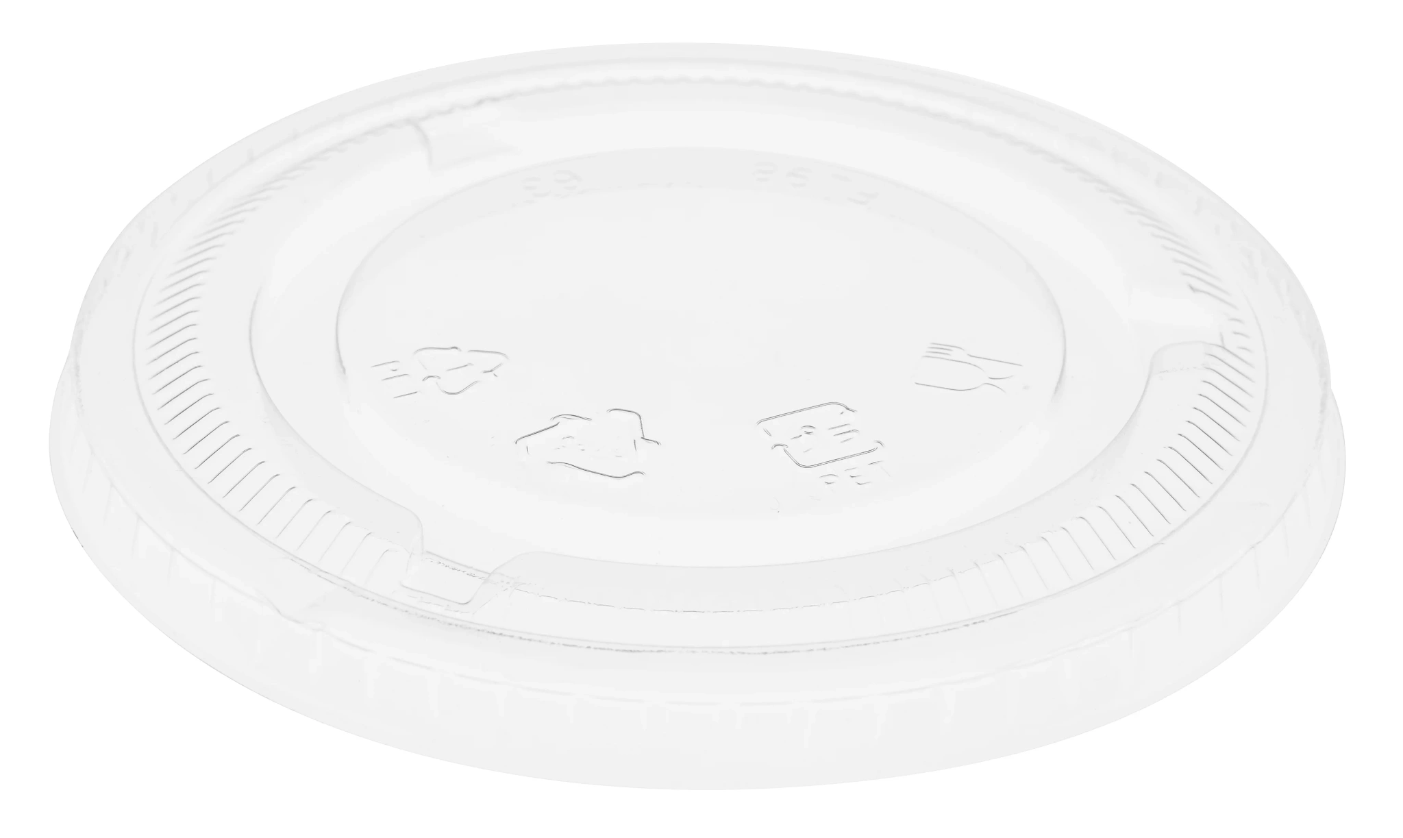 Flacher Deckel ohne Transparent