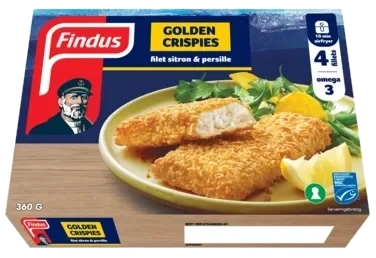FINDUS NORGE AS DAGLIGVARE Golden Crispy Sitron Persille