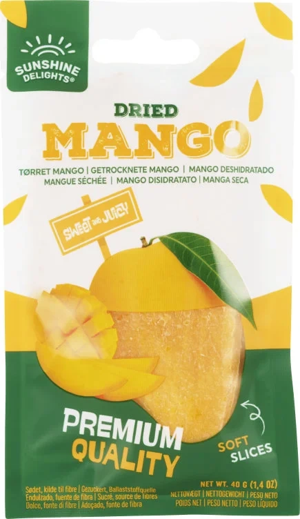 Tørket Mango 40g Sunshine Delights
