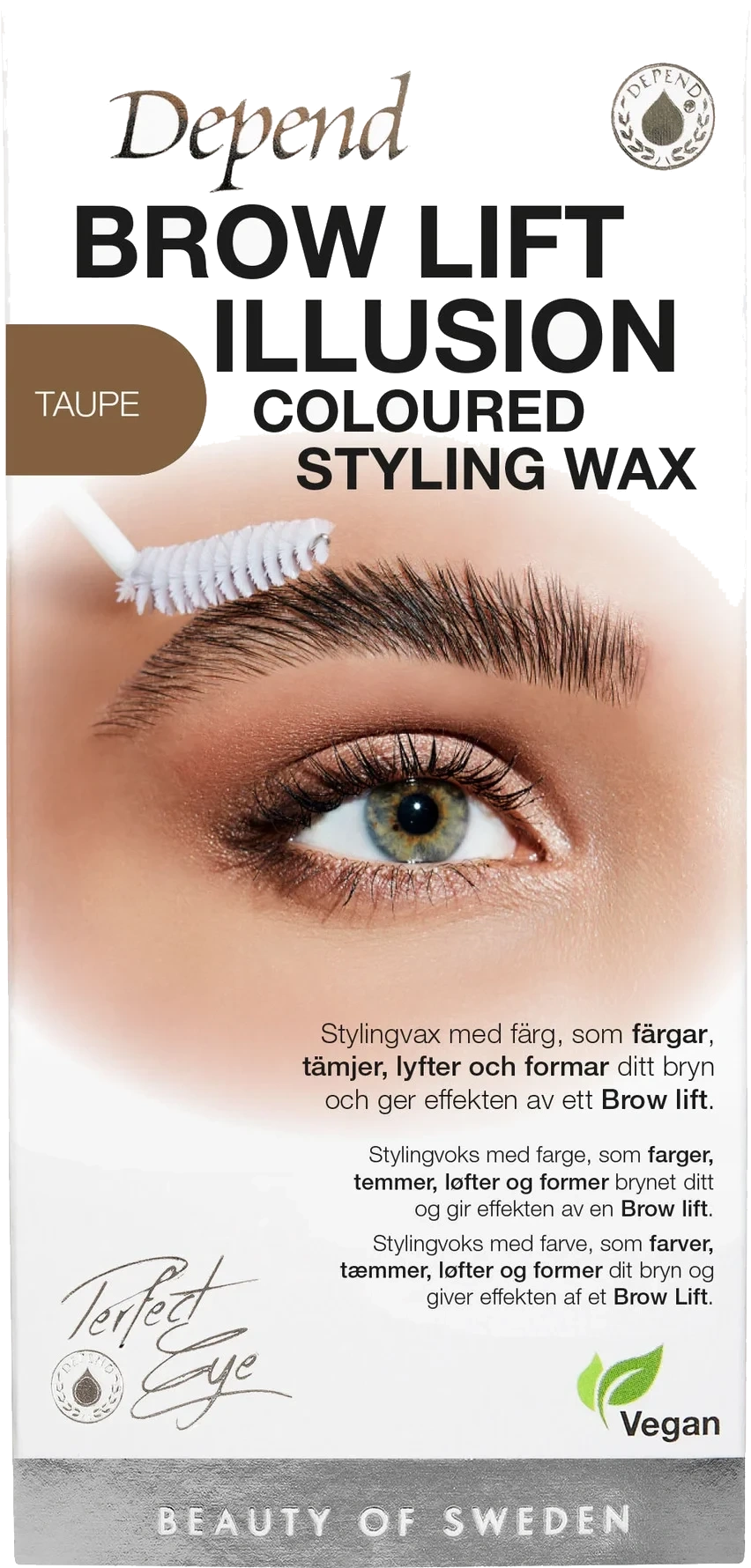 Depend Perfect Eye Brow Illusion Wax Taupe