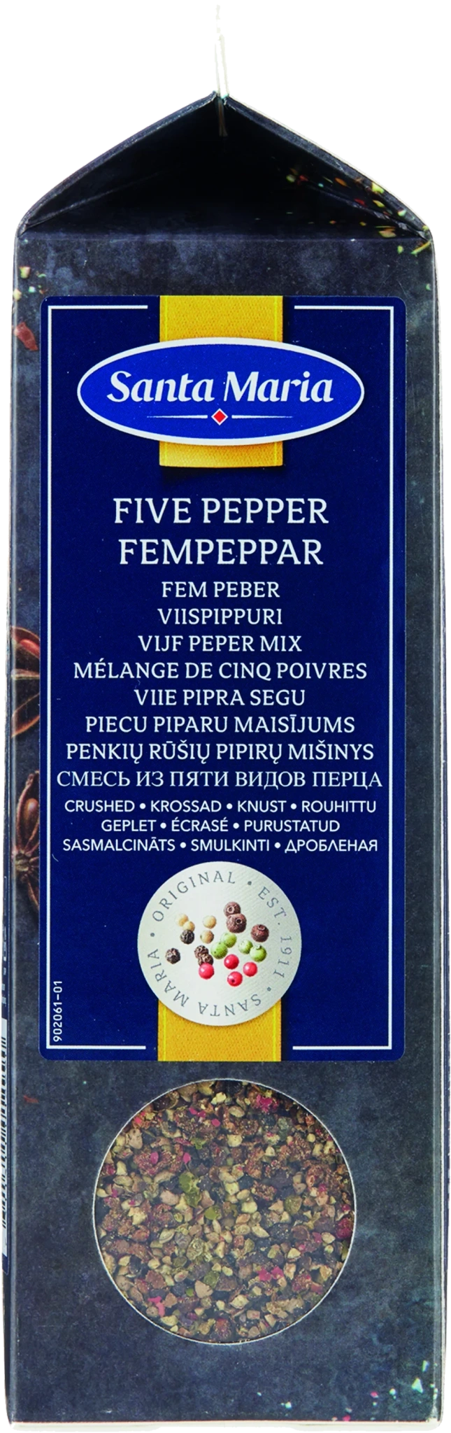 Fempeppar krossad