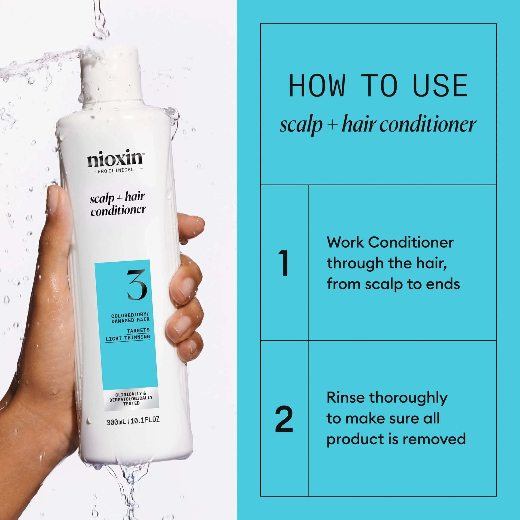 Nioxin System 3 Conditioner, 300 ml
