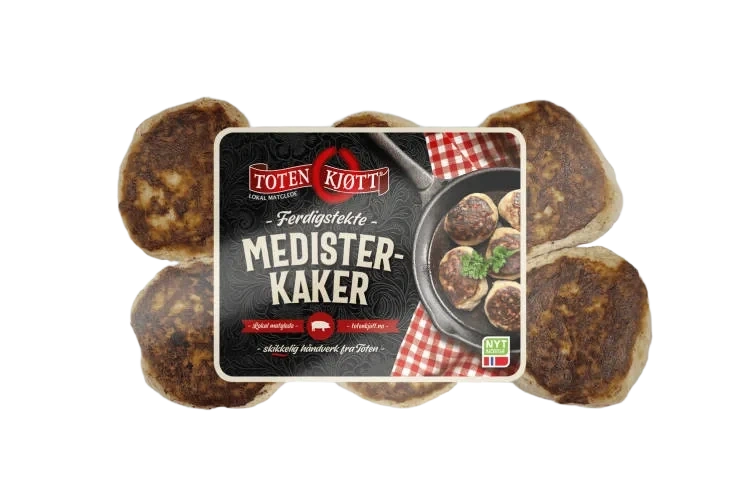 Medisterkaker 350g Toten Kjøtt