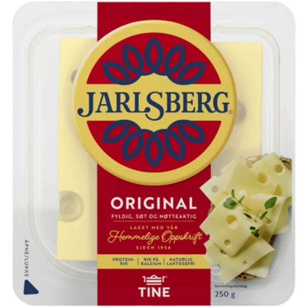 Jarlsberg 27% Skivet 250g