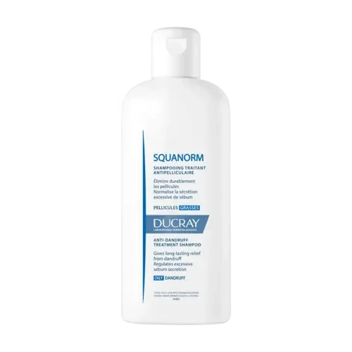 Ducray Squanorm Shampoo Oily mot fet flass 200 ml