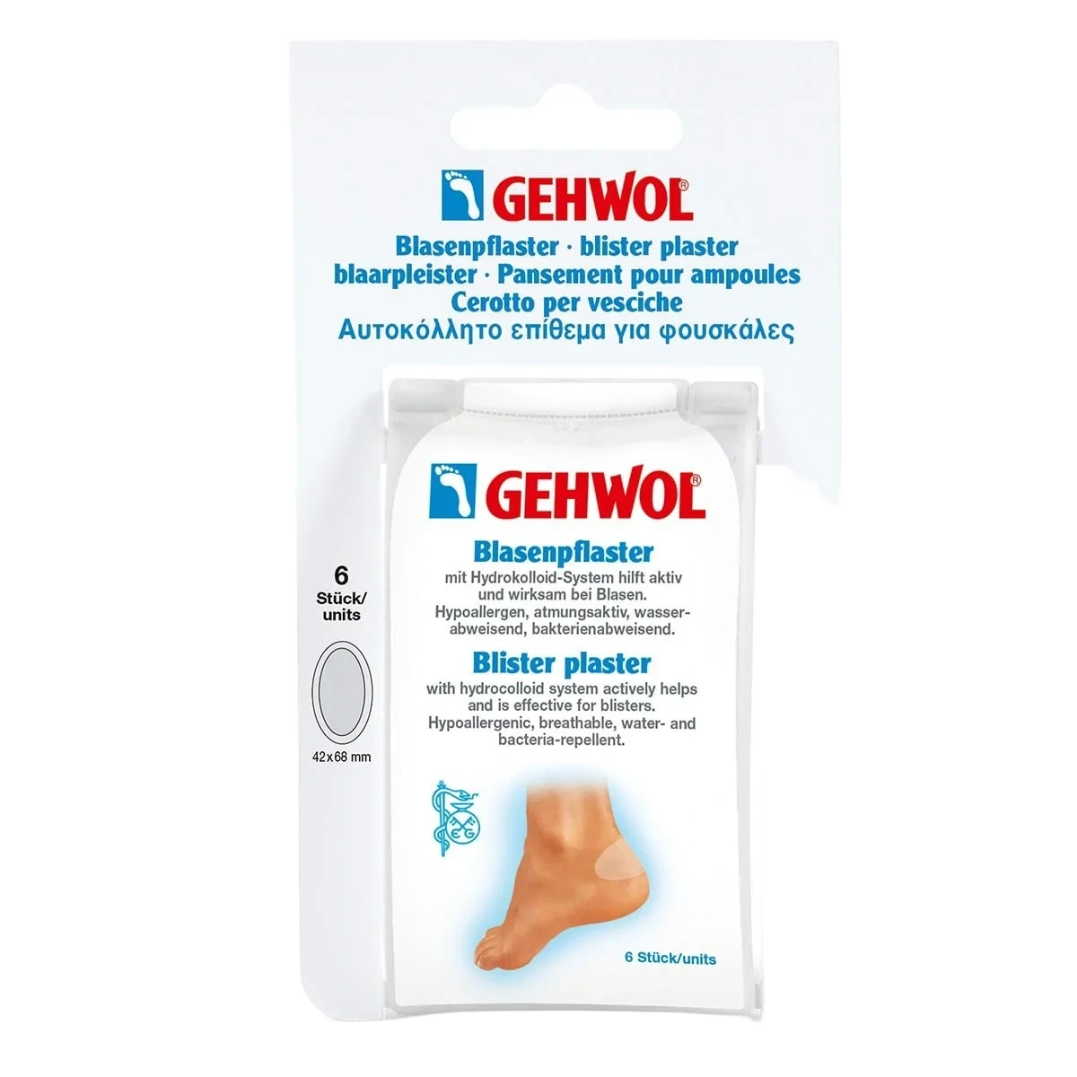 Gehwol Blister Plaster, Large, 6 stk.