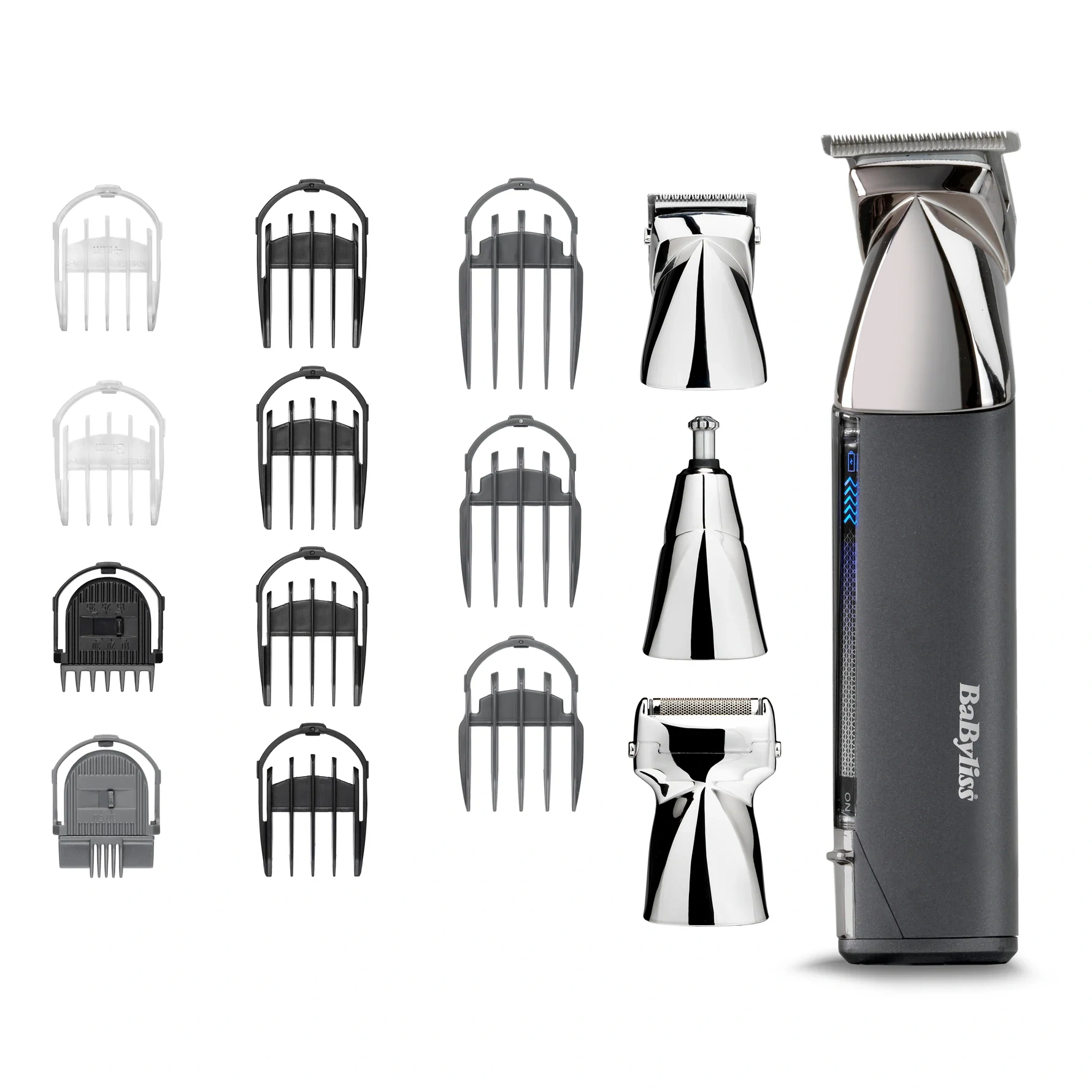 BaByliss Super X Metal 15-in-1 Cordless Multi Trimmer Chrome